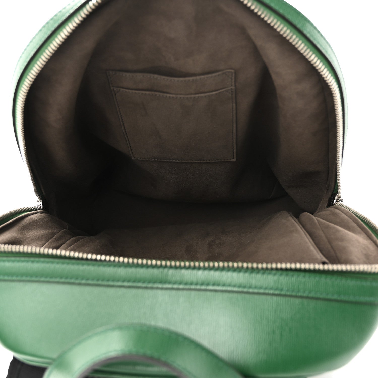 Gucci Calfskin Kingsnake Dome Backpack Green 5 of 10