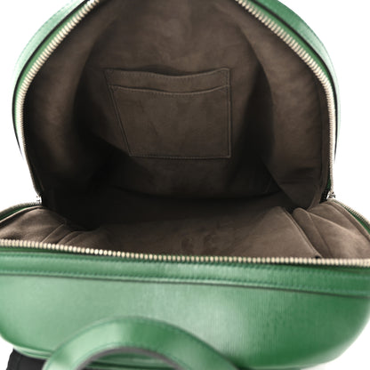 Gucci Calfskin Kingsnake Dome Backpack Green 5 of 10