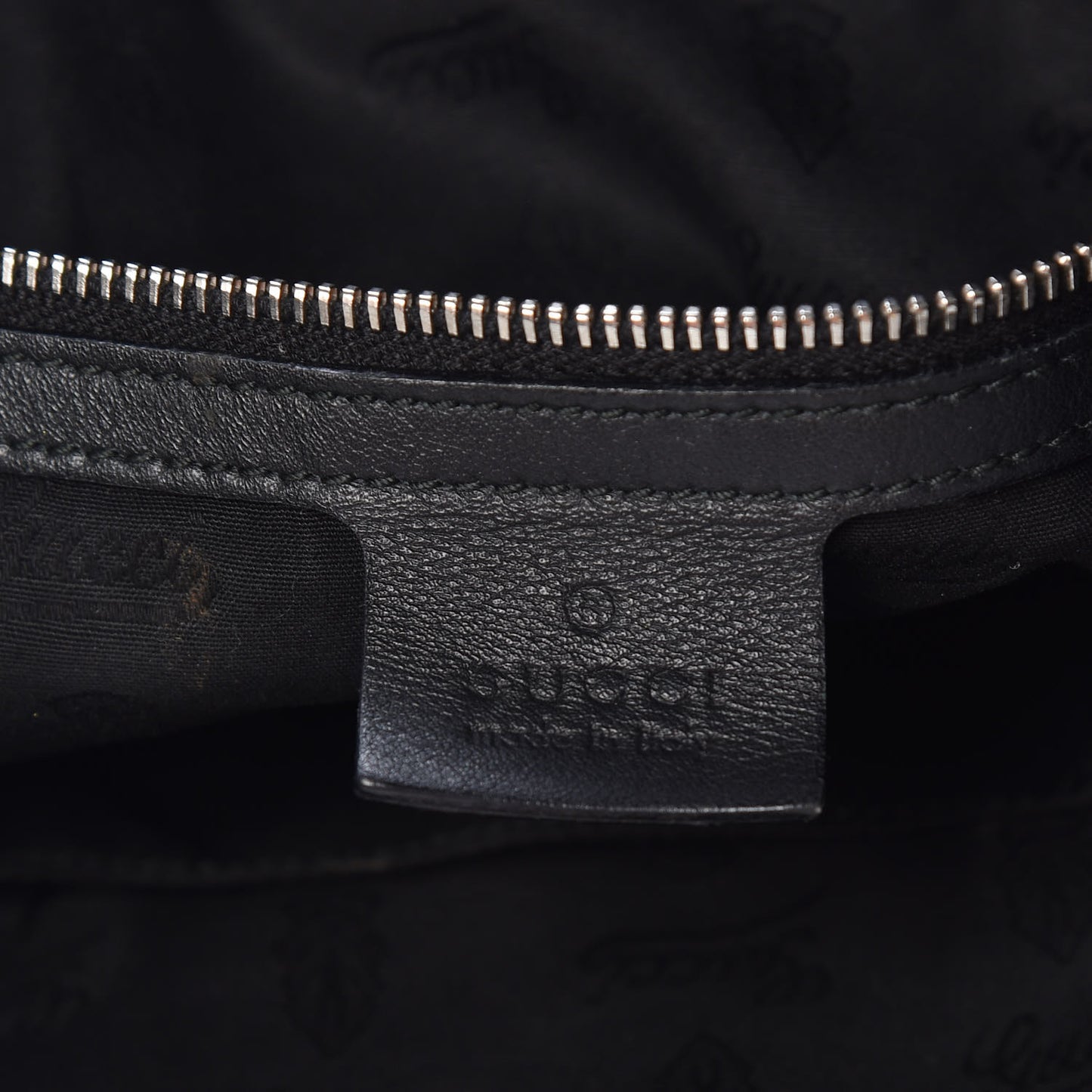 Guccissima Large GG Twins Hobo Black