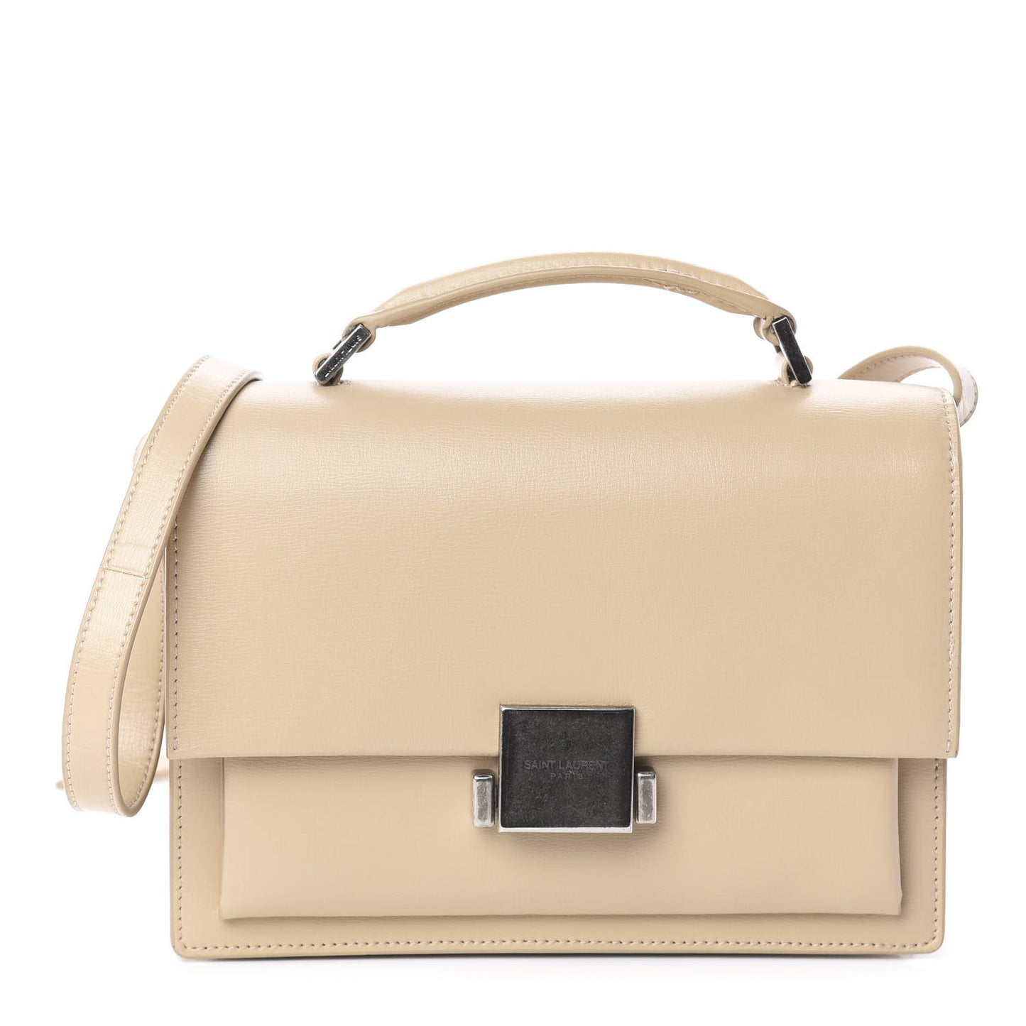 Calfskin Medium Bellechasse Satchel Beige