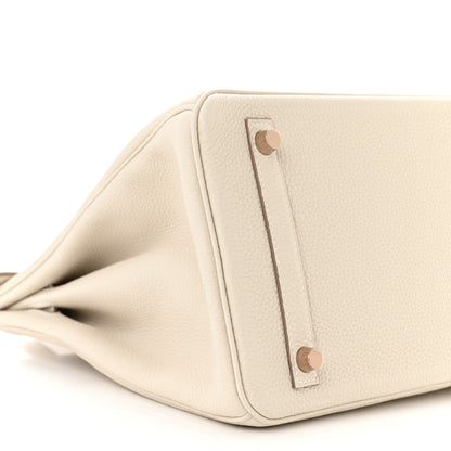 Hermes Togo BIRKIN 30 Craie 8 of 11