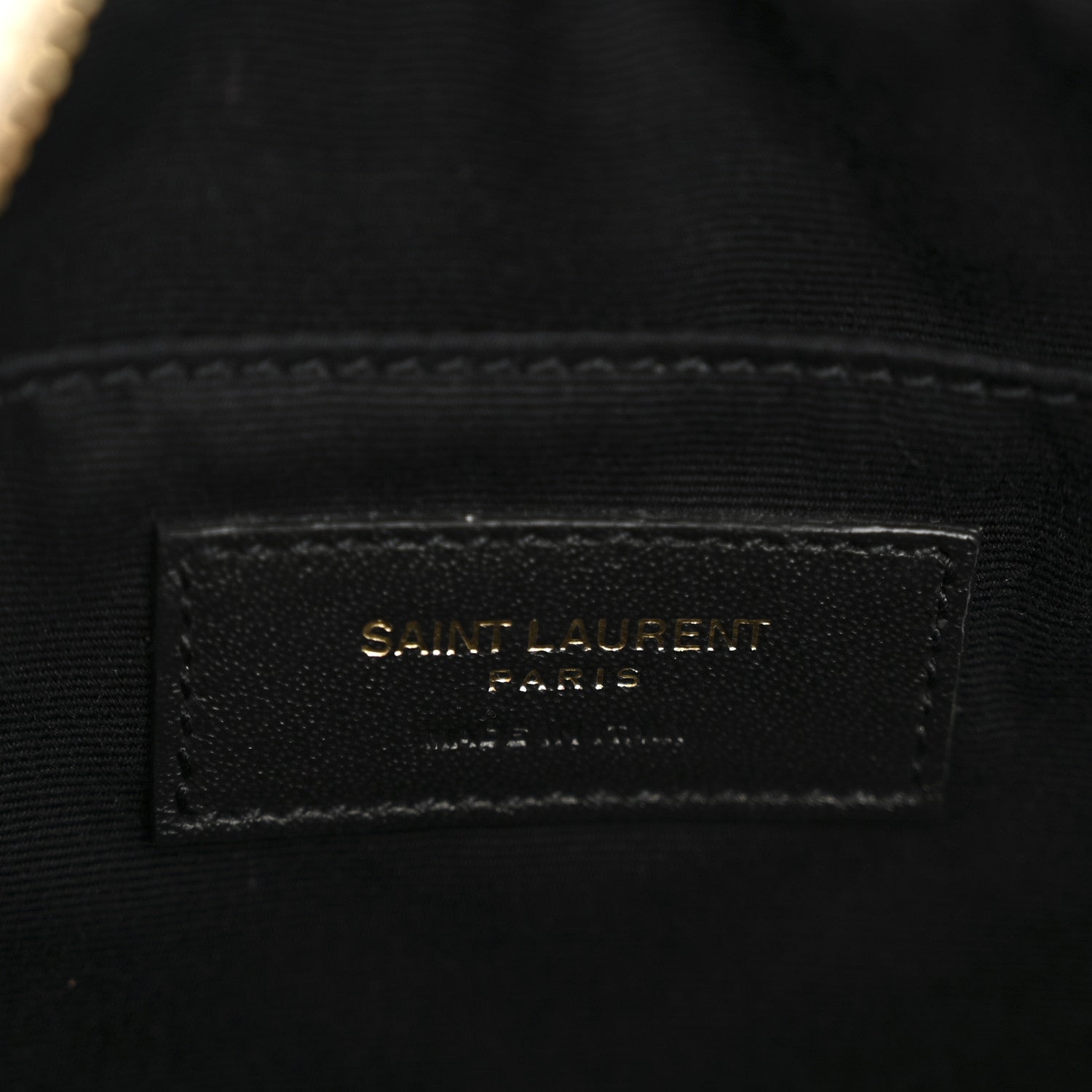 Saint Laurent Calfskin Matelasse Monogram Lou Camera Bag Crema Soft 6 of 12