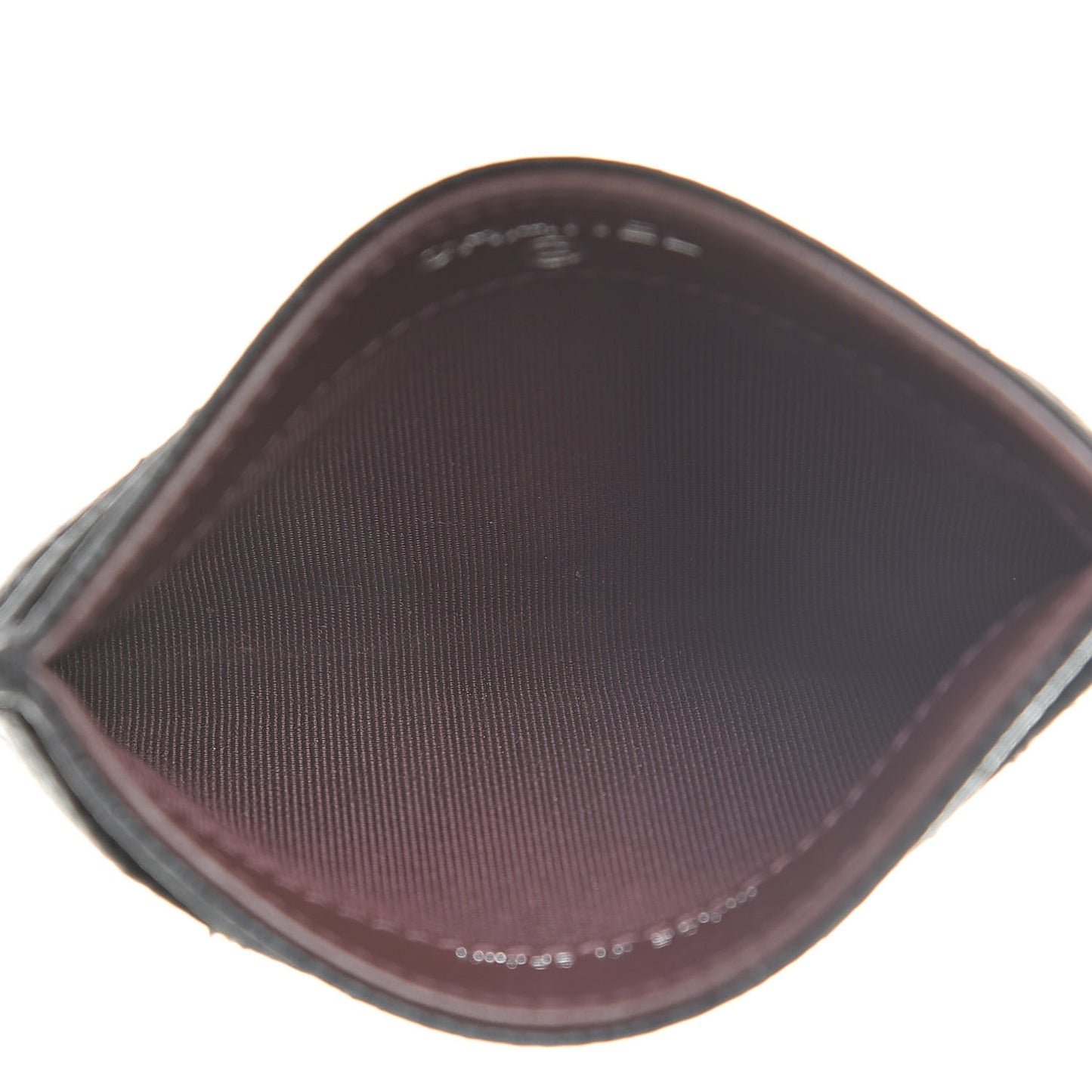 Caviar Quilted Card Holder Black
