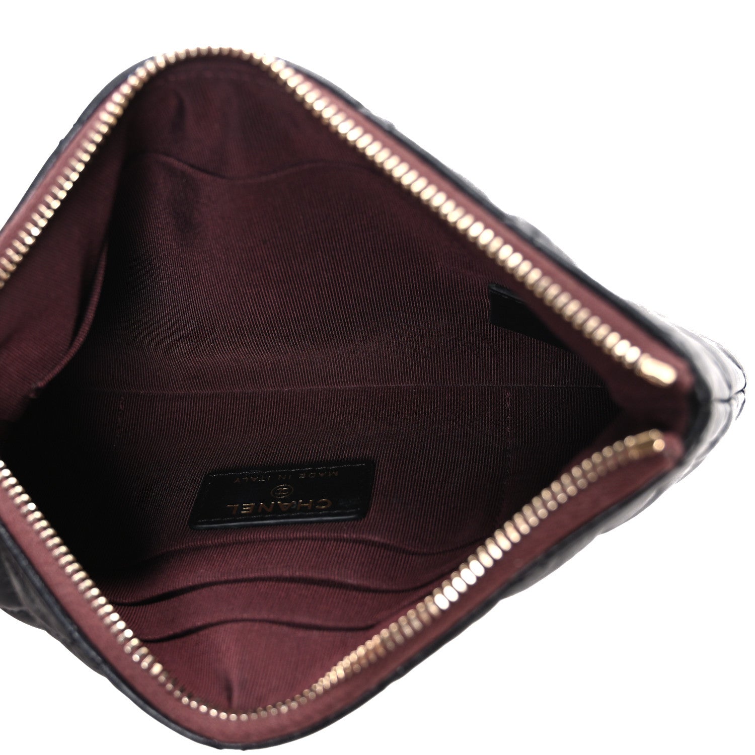 Chanel Aged Calfskin Quilted Medium Reissue Cosmetic Case Black 5 of 7