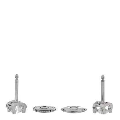 Cartier 18K White Gold Diamond .49ctw C De Cartier Earrings 4 of 5