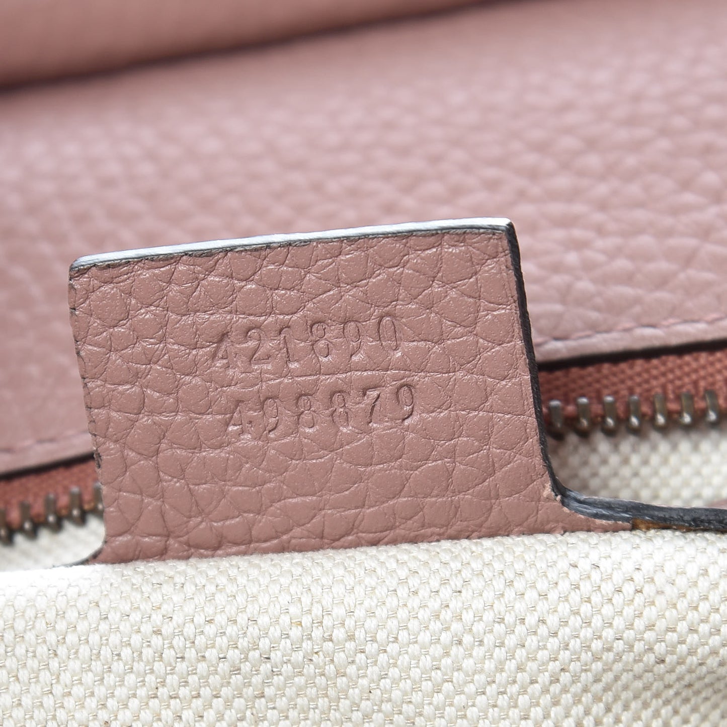 Calfskin Small GG Marmont Top Handle Bag Rosy Phard