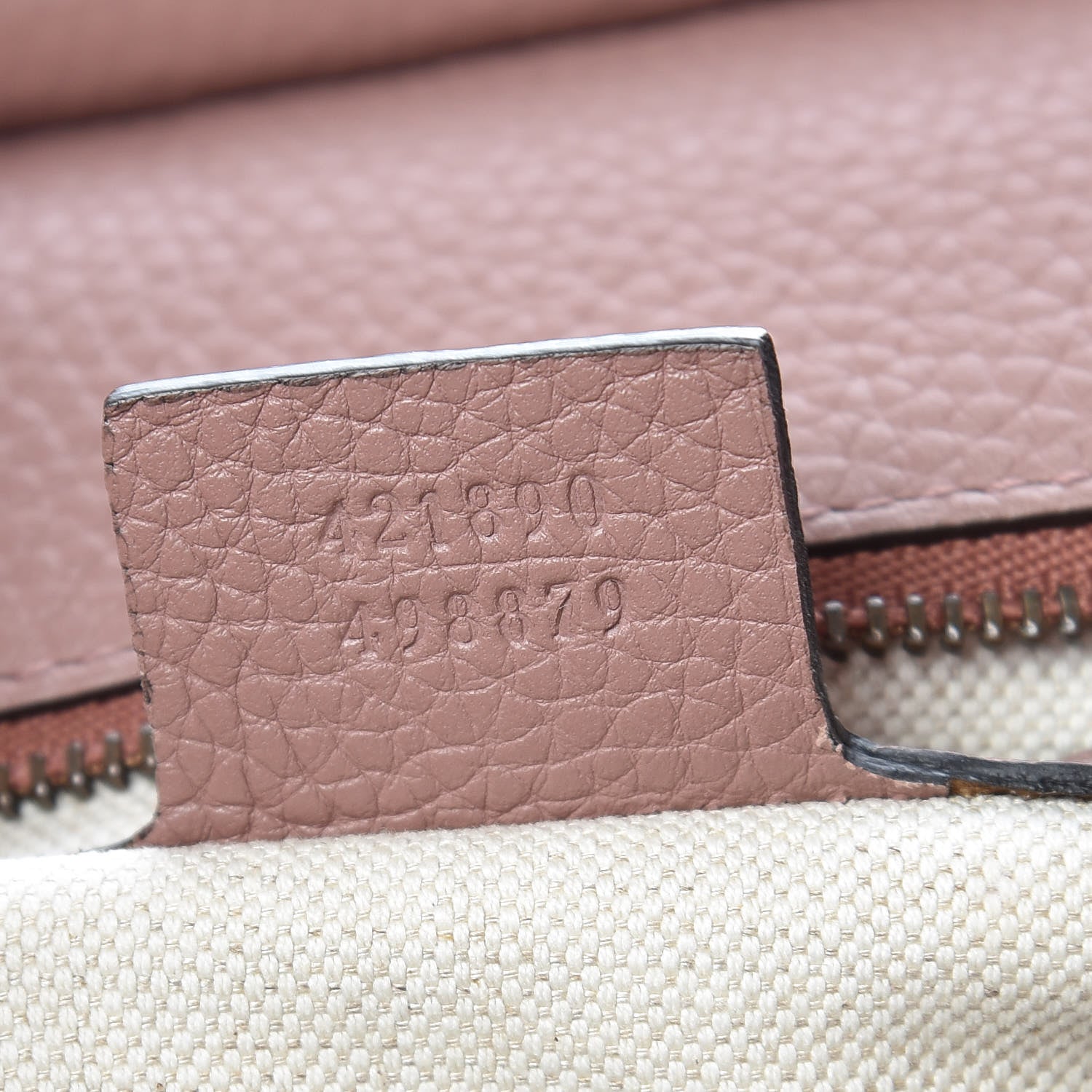 Gucci Calfskin Small GG Marmont Top Handle Bag Rosy Phard 7 of 9