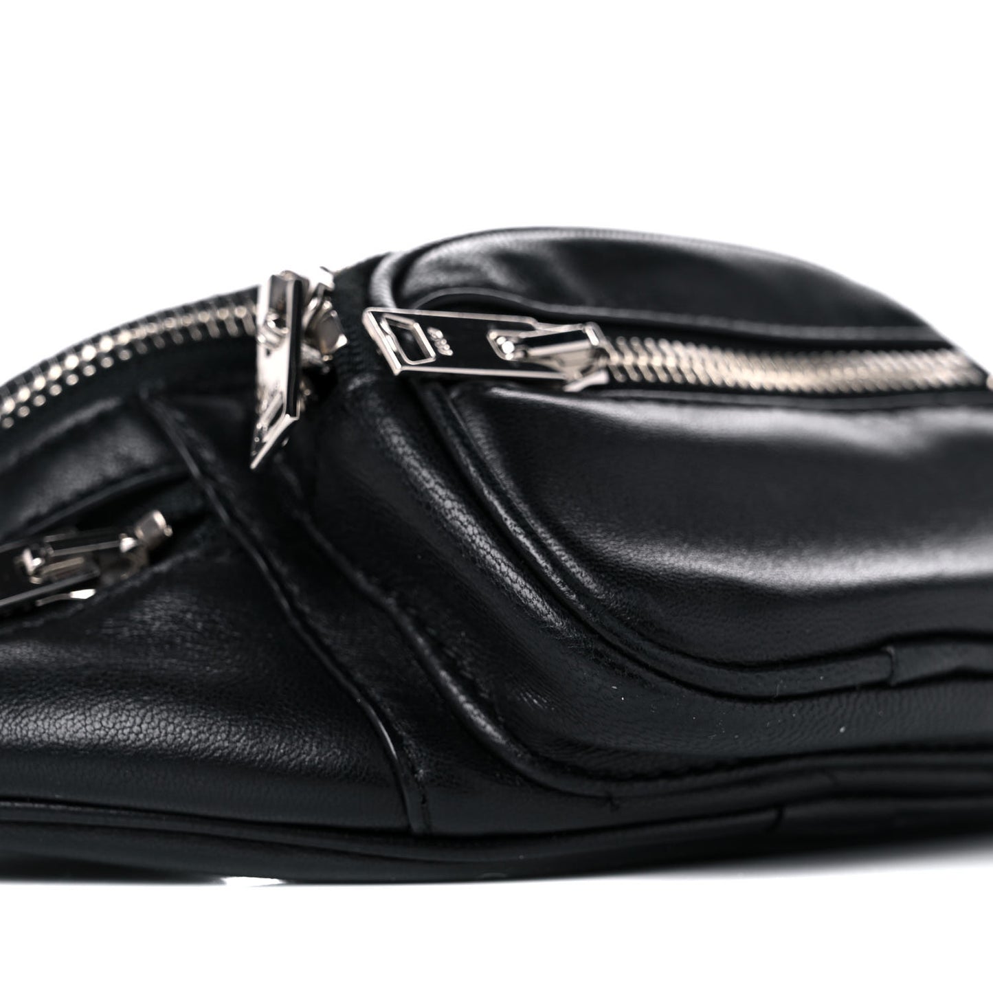 Lambskin Mini Attica Belt Bag Black