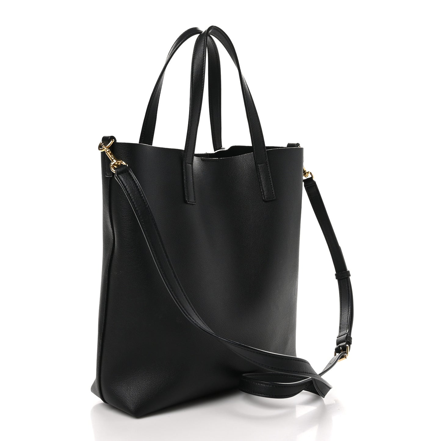 Calfskin Toy Shopping Tote Black