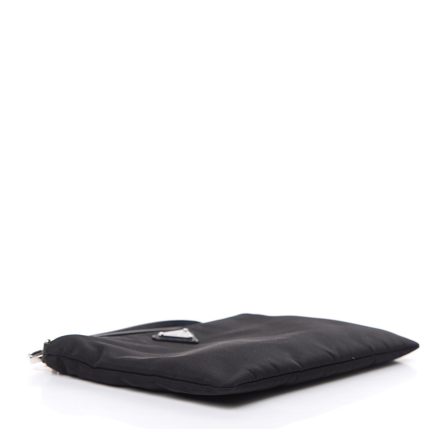 Tessuto Nylon Saffiano Wristlet Black