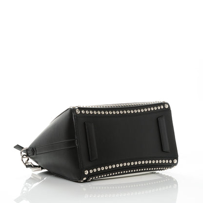 Givenchy Calfskin Medium Studded Bi-Color Antigona Black White 4 of 8