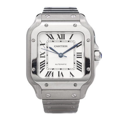 Cartier Stainless Steel 35mm Santos de Cartier Automatic Watch 1 of 7