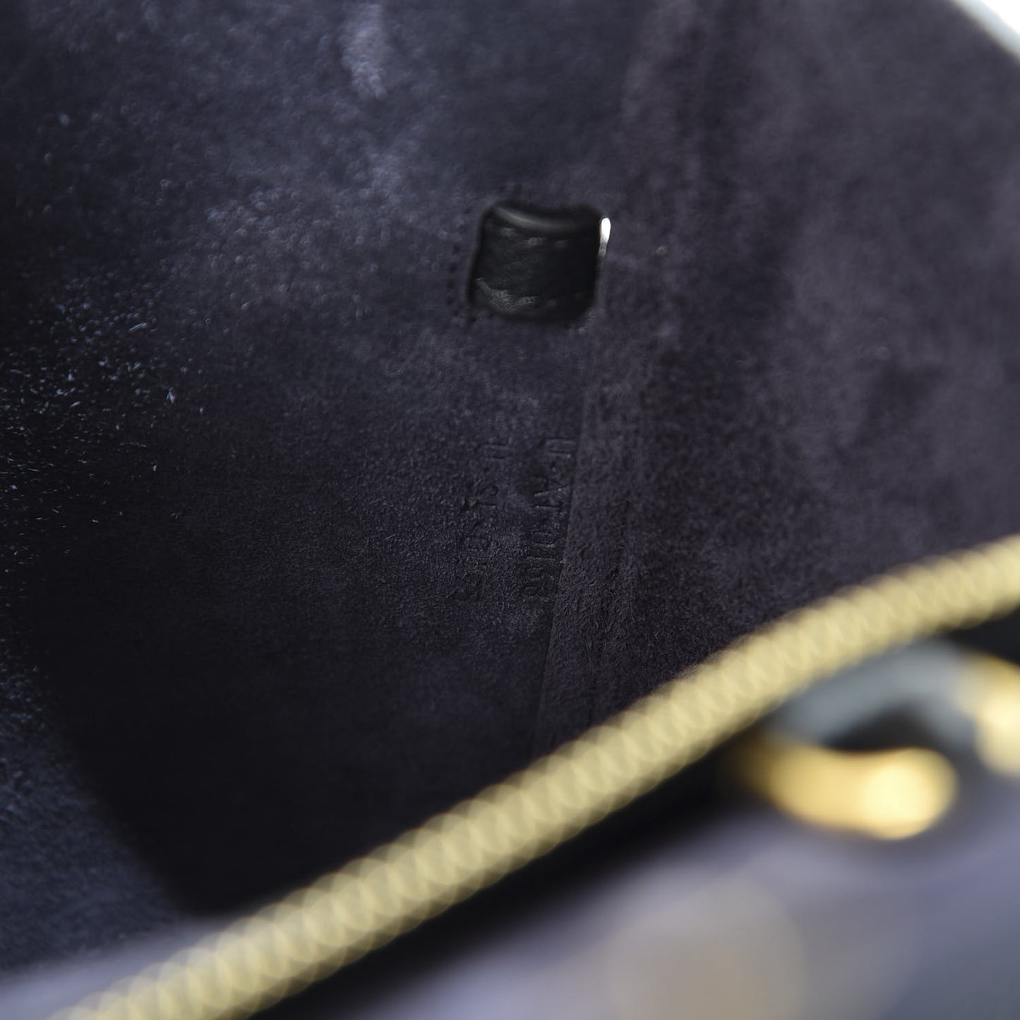 Grained Calfskin Nano Belt Bag Black
