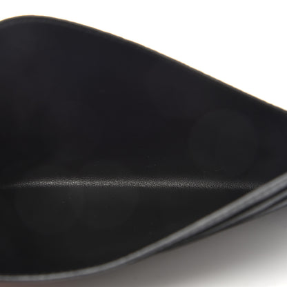 Louis Vuitton Calfskin Felicie Chain Wallet Card Holder Insert Black 5 of 6