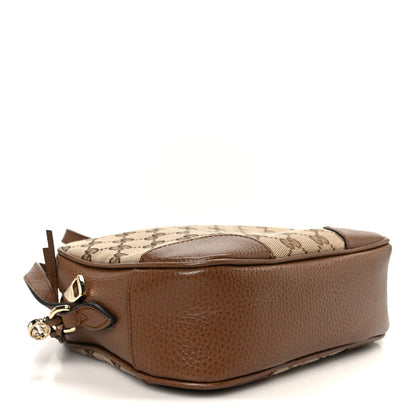 Gucci Monogram Mini Bree Messenger Bag Beige Tabacco 4 of 11