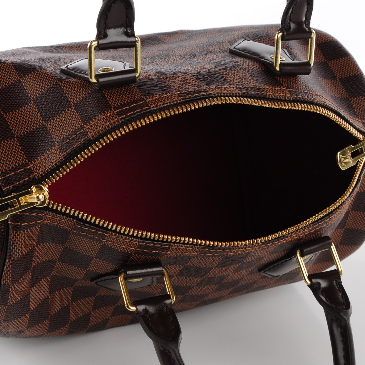 Louis Vuitton Damier Ebene Speedy Bandouliere 25 5 of 9