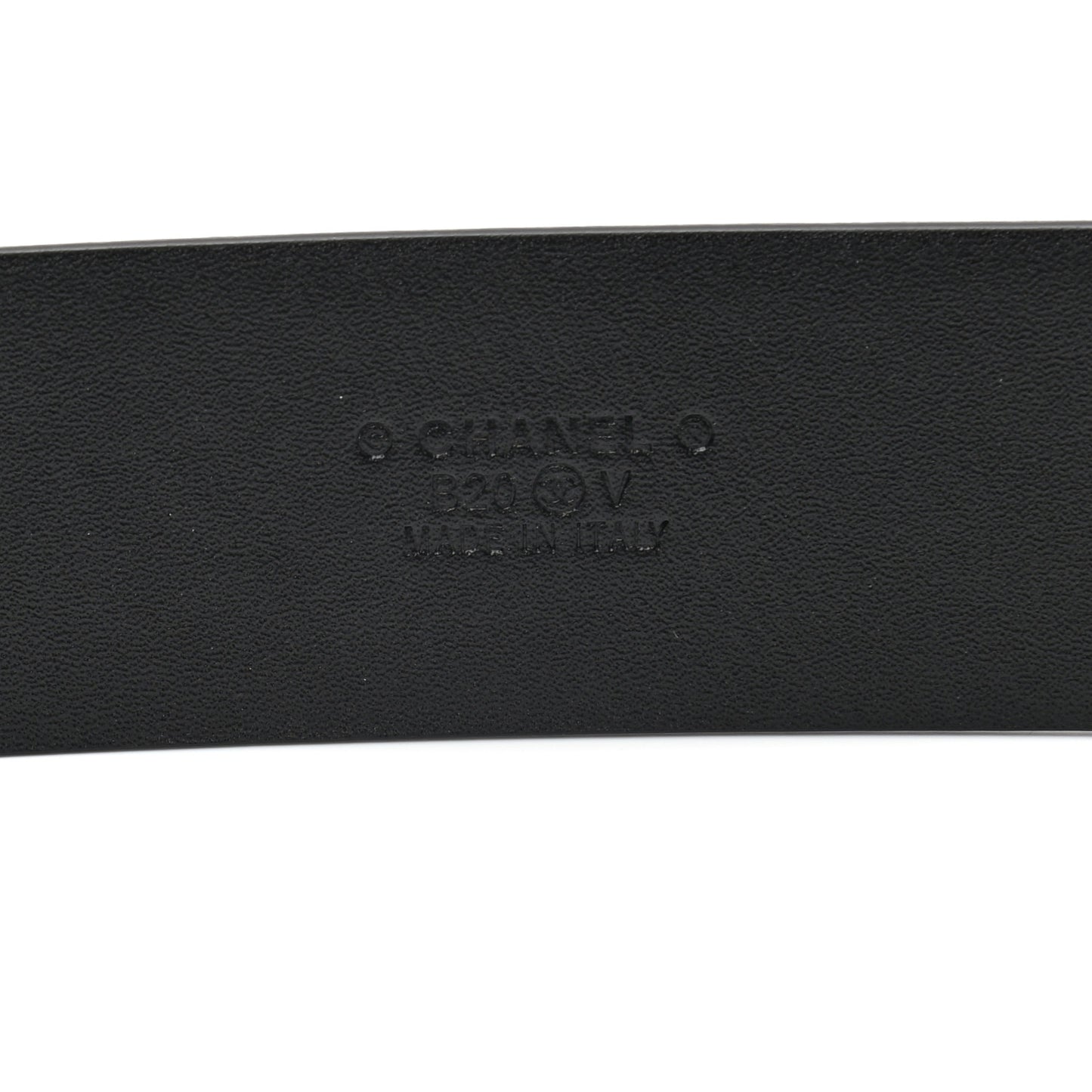 Calfskin Crystal Metal Quilted CC Belt 80 32 Black