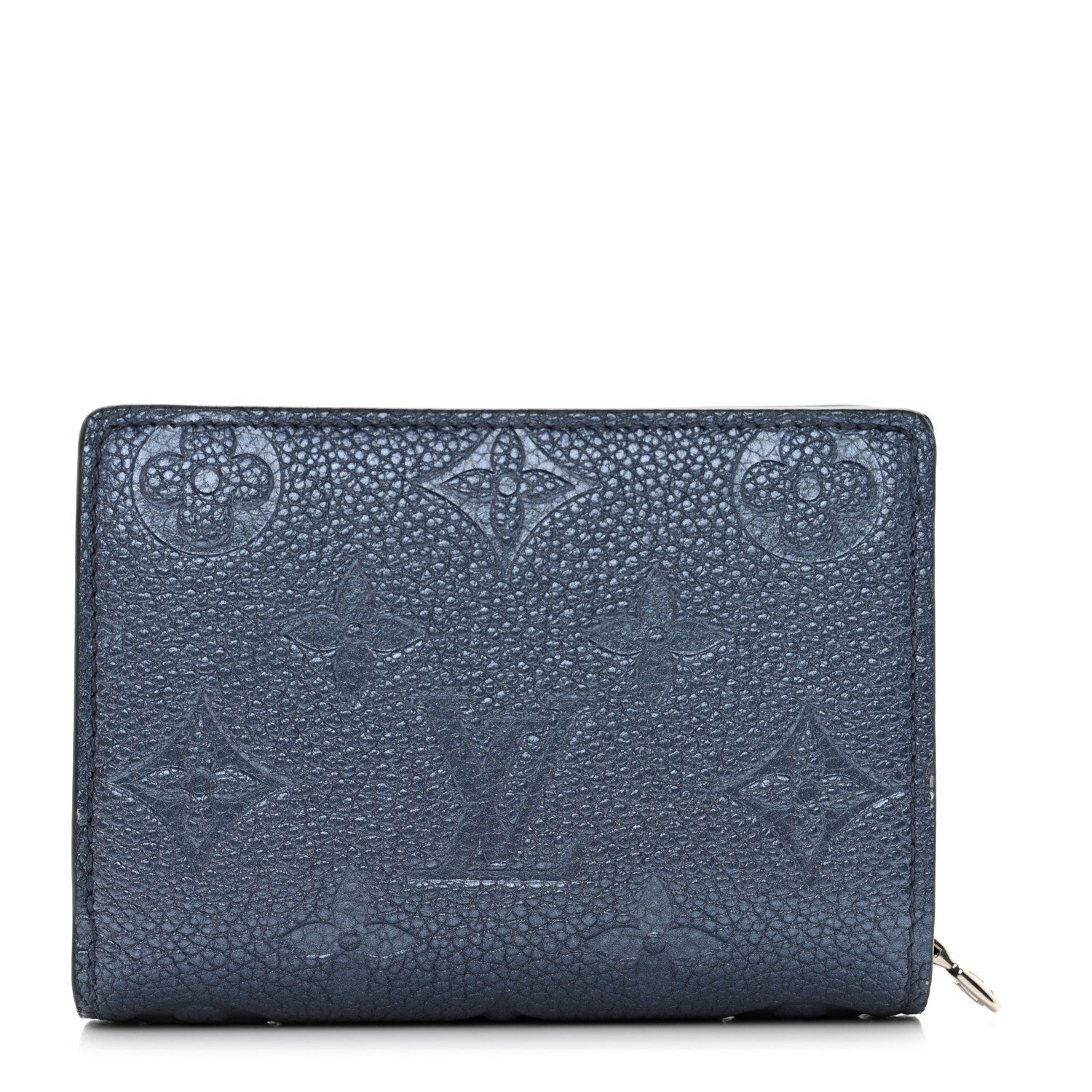 Louis Vuitton Metallic Empreinte Clea Wallet Navy Nacre 1 of 7