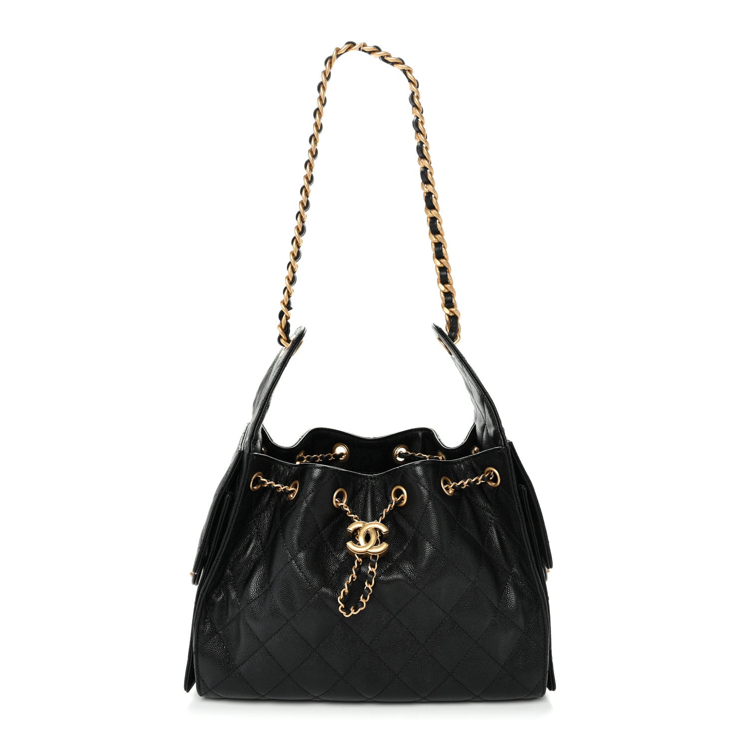 Chanel Caviar Quilted Small Chanel 25 Handbag Black 1 of 11