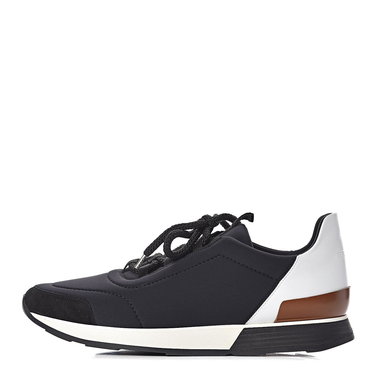 Technical Canvas Mens Miles Sneakers 43.5 Black White