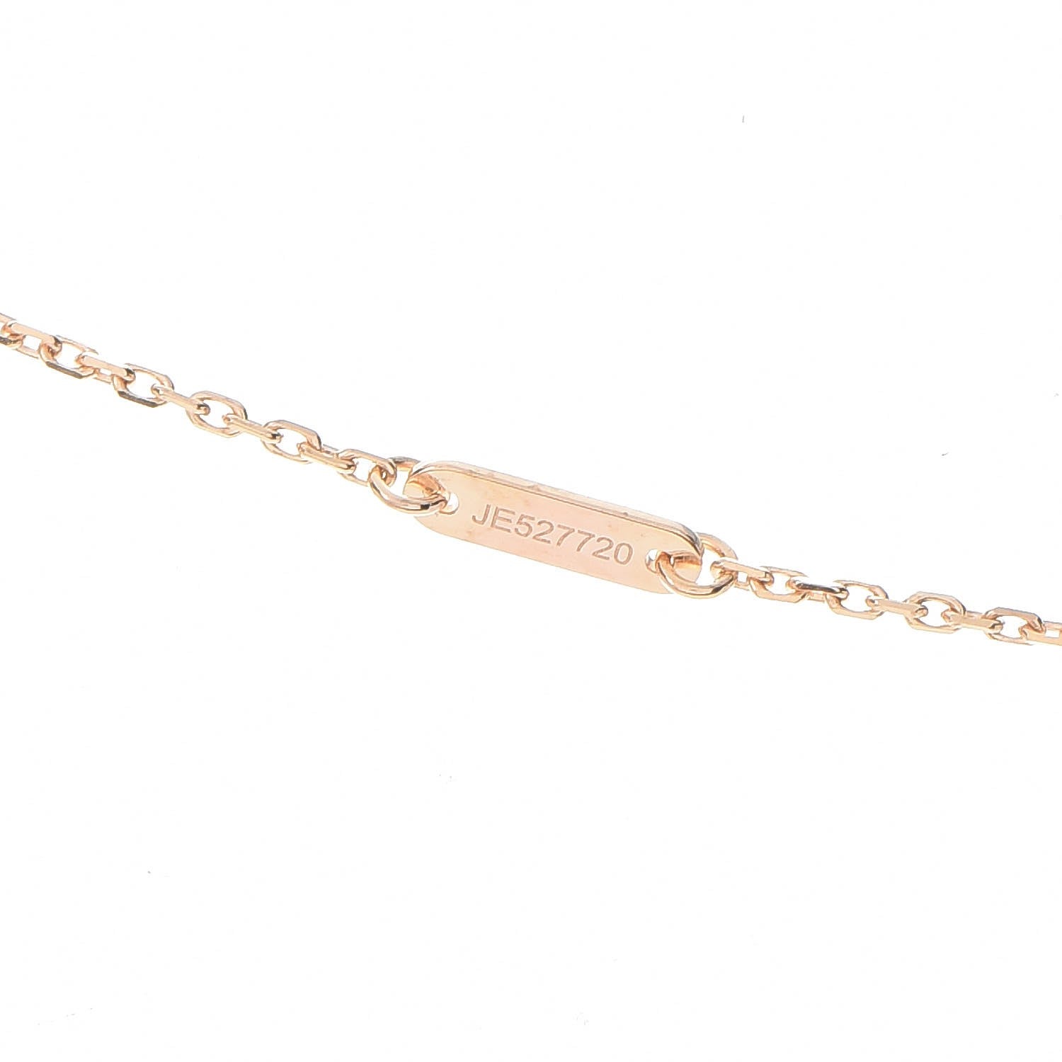 Van Cleef & Arpels 18K Rose Gold Sweet Alhambra Pendant Necklace 6 of 8