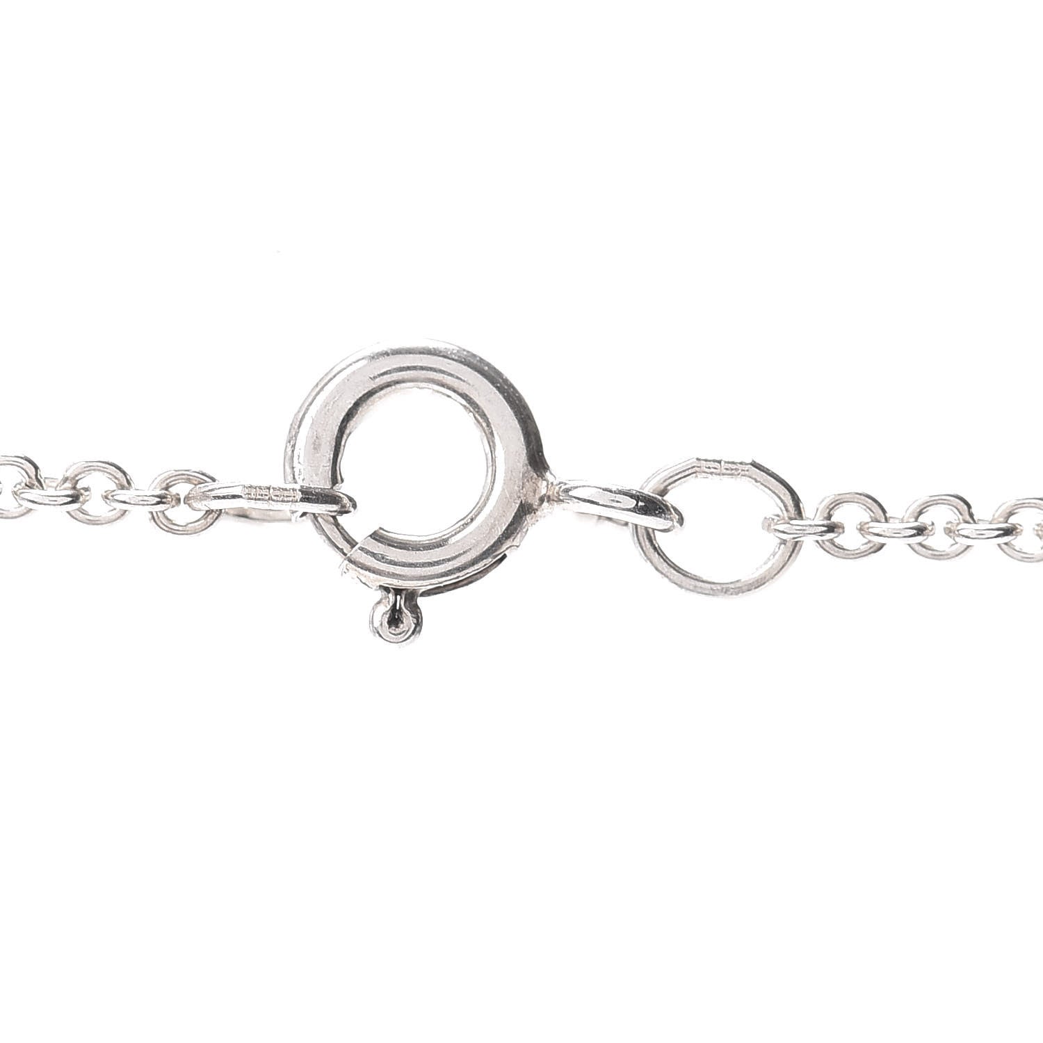Tiffany Sterling Silver Heart Lariat Necklace 4 of 4