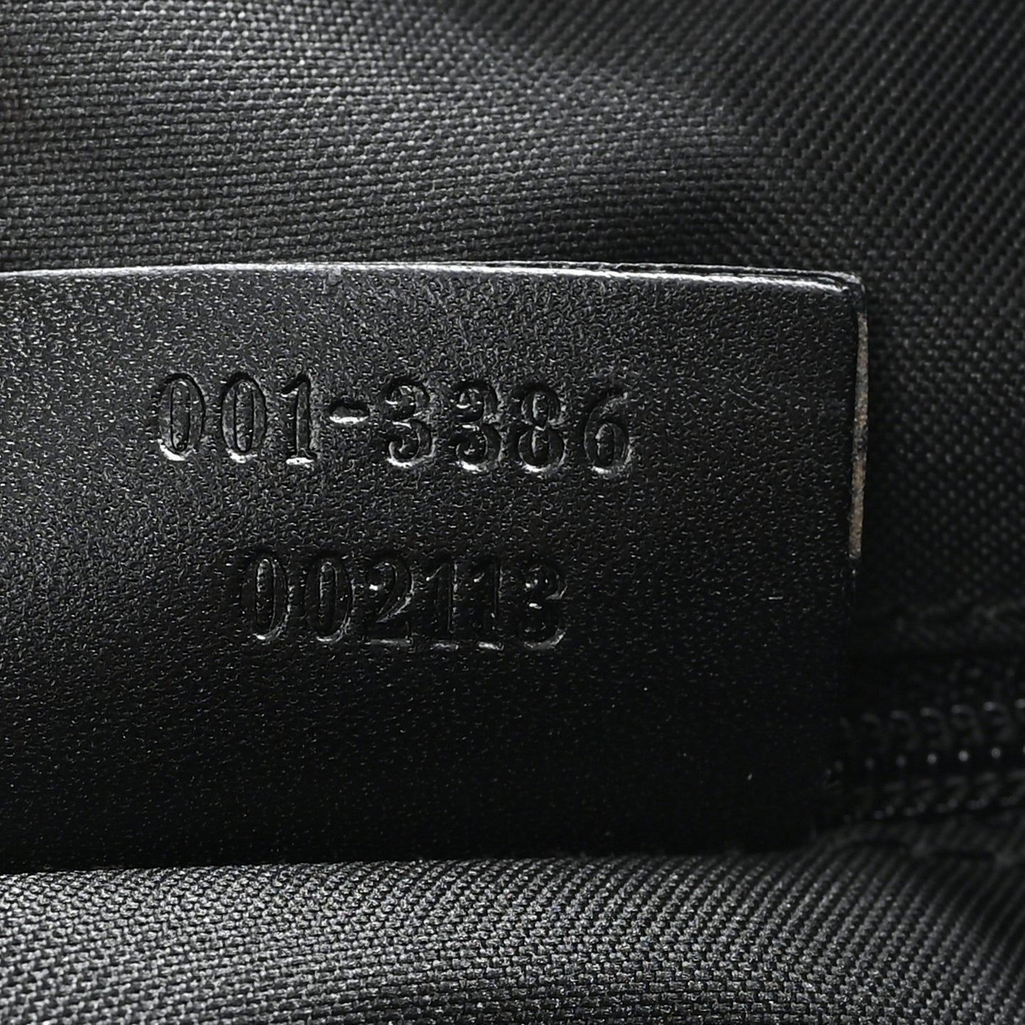 Nylon Hobo Monogram Small  Black