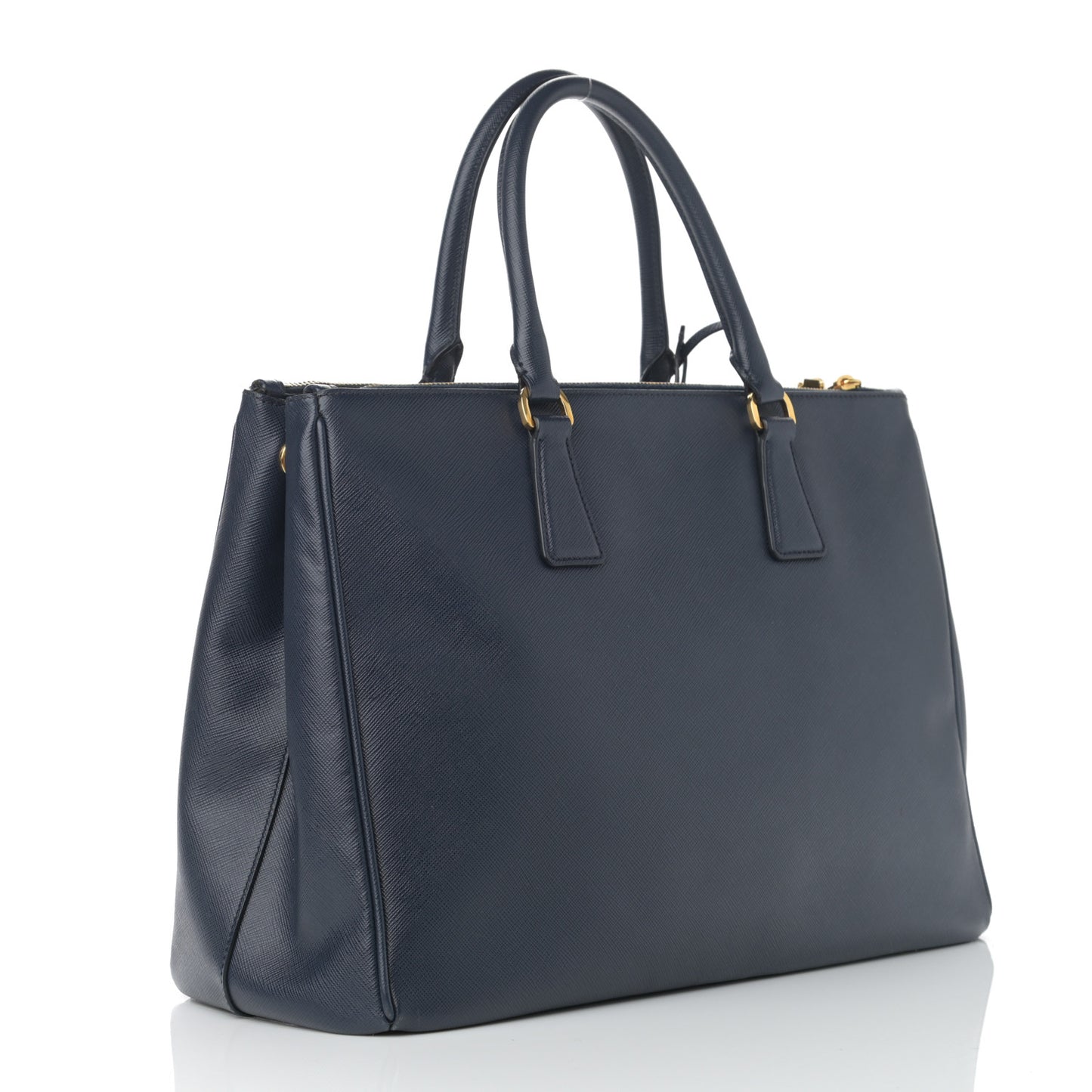 Saffiano Lux Medium Tote Bluette