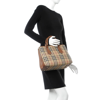 Burberry Horseferry Check Medium Ballingdon Tote Tan 3 of 8