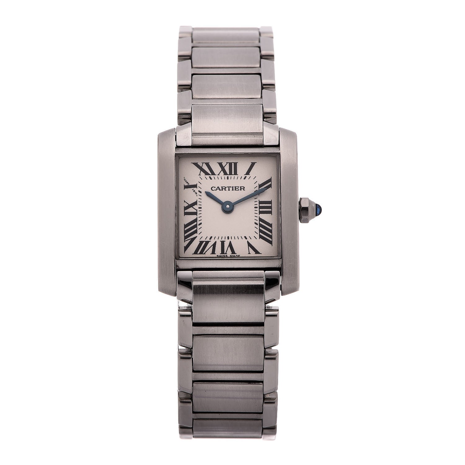 Cartier Stainless Steel 20mm Tank Francaise Quartz Watch 1 of 7