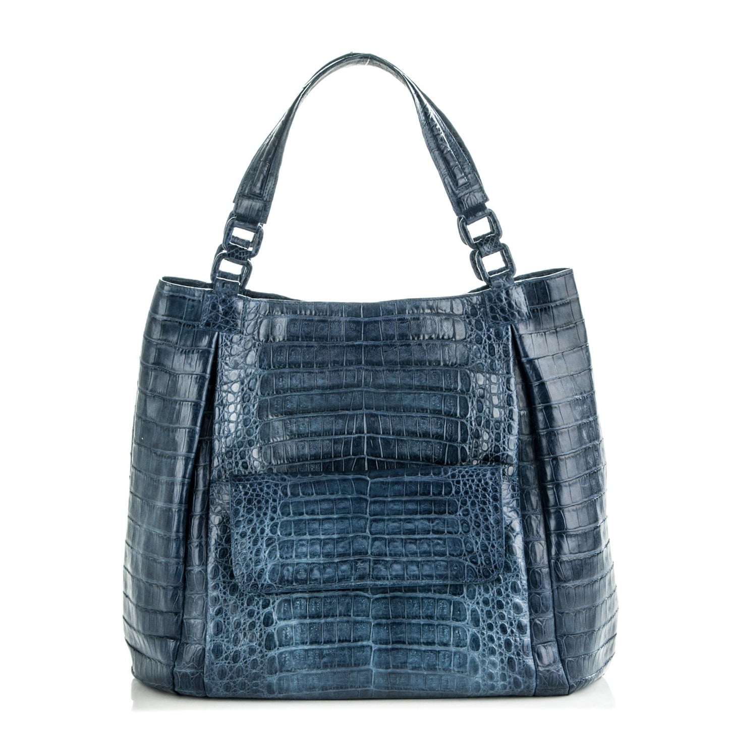 Crocodile Tote Blue