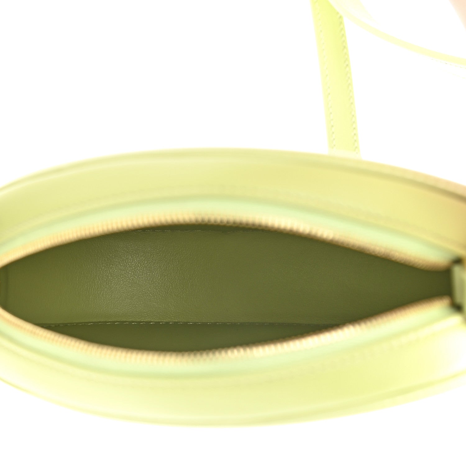 Celine Smooth Calfskin Cuir Small Triomphe Oval Purse Crossbody Light Jade 4 of 11