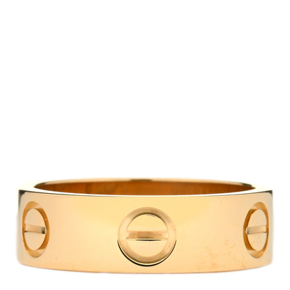 Cartier 18K Yellow Gold 5.5mm LOVE Ring 50 5.25 3 of 4