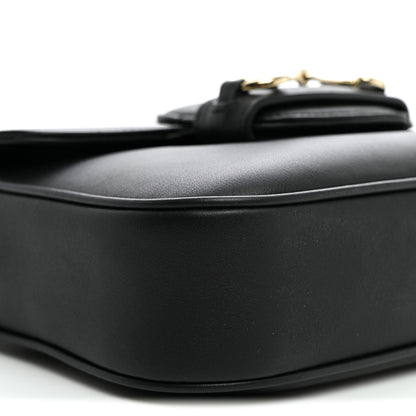 Gucci Arabella Calfskin Horsebit 1955 Shoulder Bag Black 8 of 10