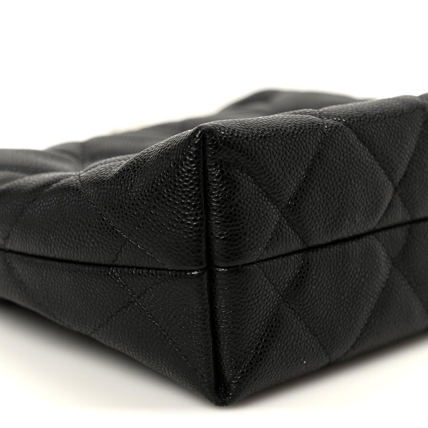 Caviar Quilted Chanel Way Clutch With Chain Black