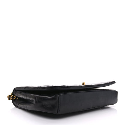 Chanel Calfskin Quilted Gold Bar Flap Black 3 of 9