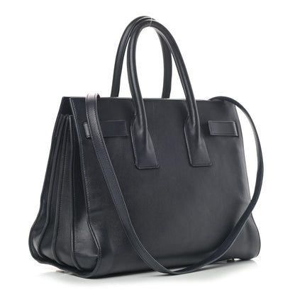 Saint Laurent Calfskin Small Sac De Jour Marine Black 2 of 9