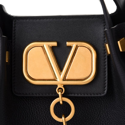 Valentino Garavani Calfskin VSling Shoulder Bag Black 7 of 9