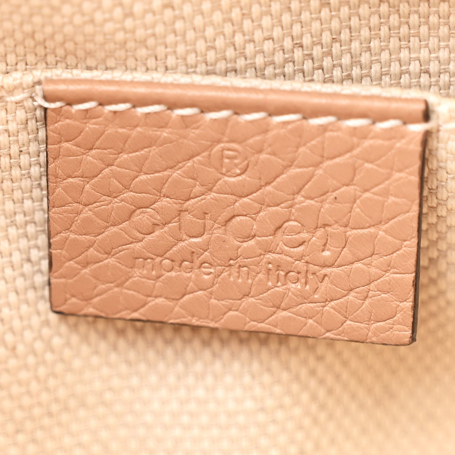 Gucci Pebbled Calfskin Small Soho Disco Bag Camelia 6 of 11
