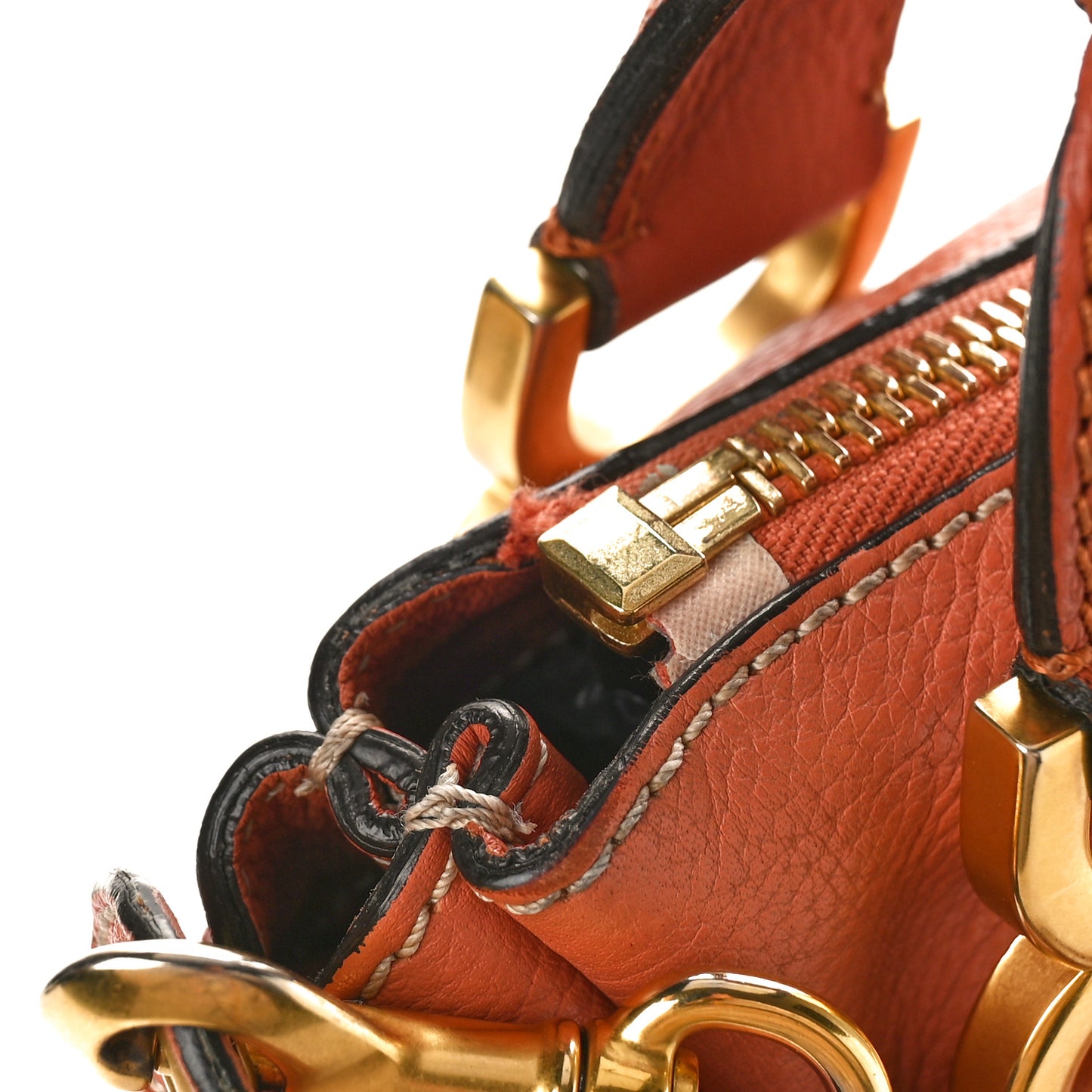 Calfskin Medium Marcie Satchel Coral