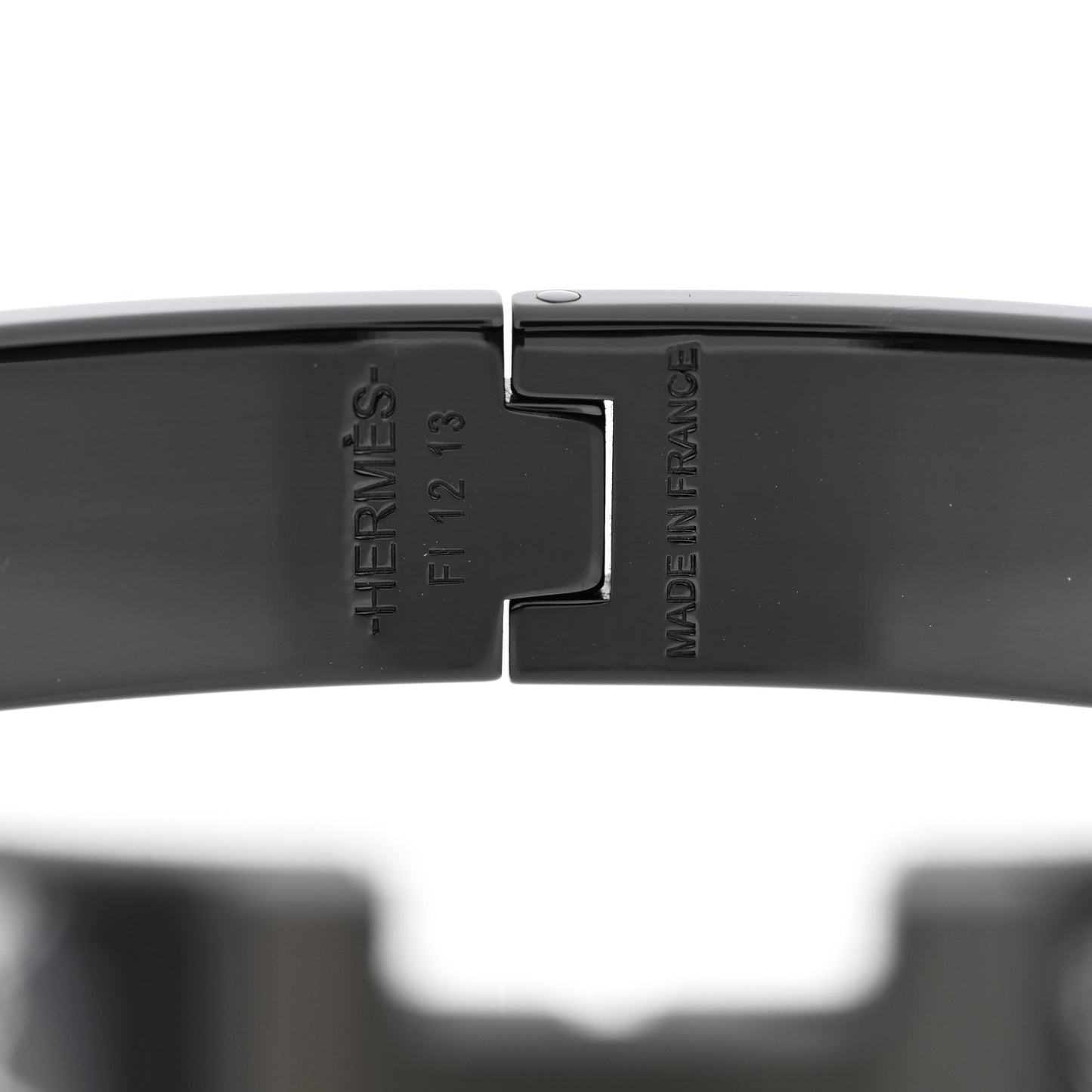 Enamel Narrow Fin C'est la Fete Clic Clac HH Bracelet So Black