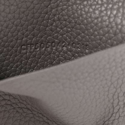 Saint Laurent Grained Calfskin Key Holder Wallet Grey 7 of 8