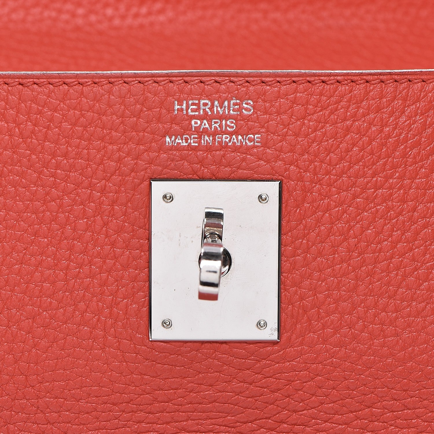Hermes Togo Kelly Retourne 35 Geranium 7 of 36