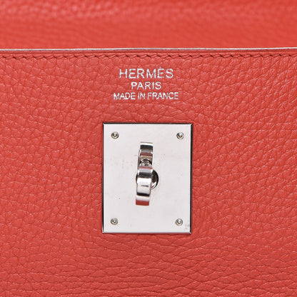 Hermes Togo Kelly Retourne 35 Geranium 7 of 36