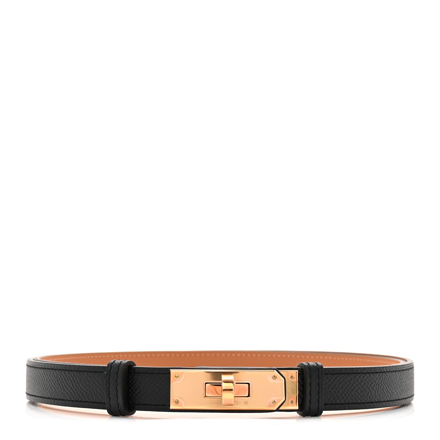 Hermes Epsom Kelly Belt Black 1 of 4