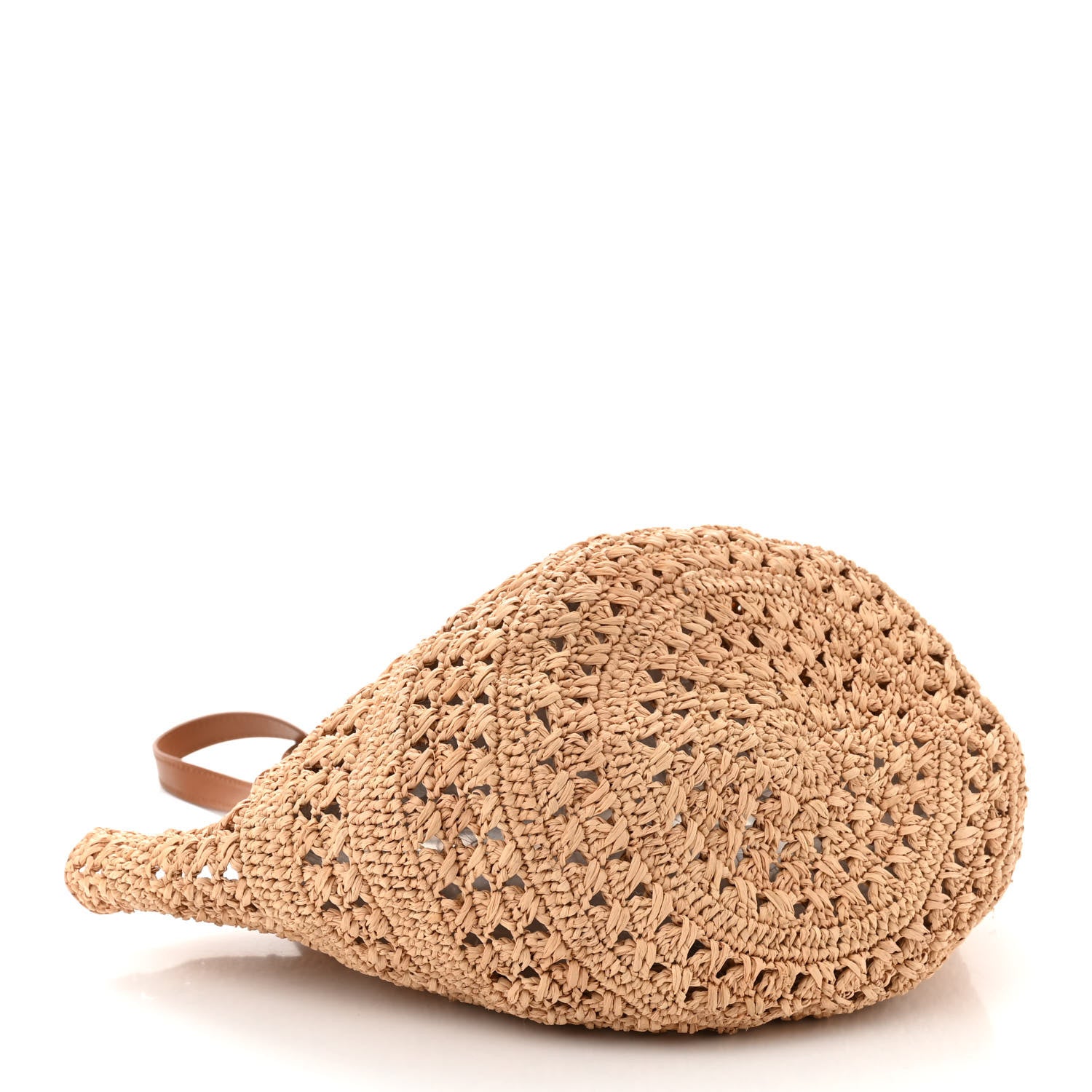 Saint Laurent Raffia Calfskin Small Panier Tote Naturel 4 of 12