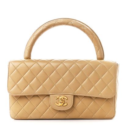 Chanel Lambskin Quilted Medium Kelly Single Flap Bag Beige 1 of 12