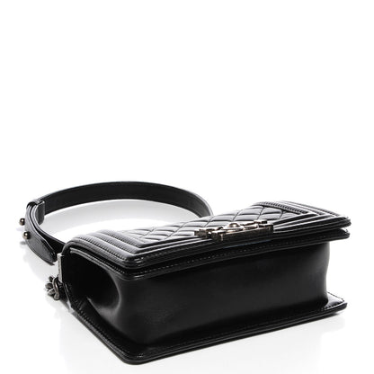 Chanel Lambskin Quilted Small Boy Flap Black 4 of 8