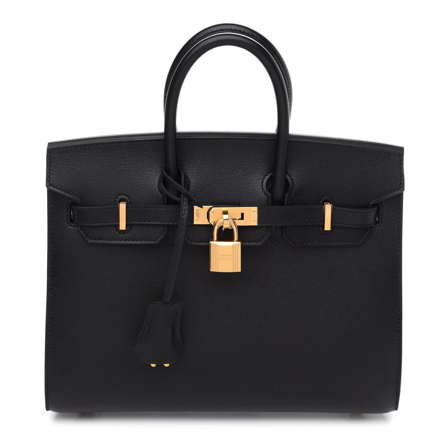 Madame Calfskin Birkin Sellier 25 Black