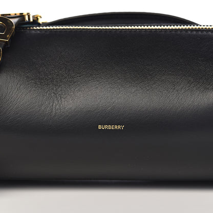 Burberry Calfskin Kingdom The Barrel Bag Black 9 of 10